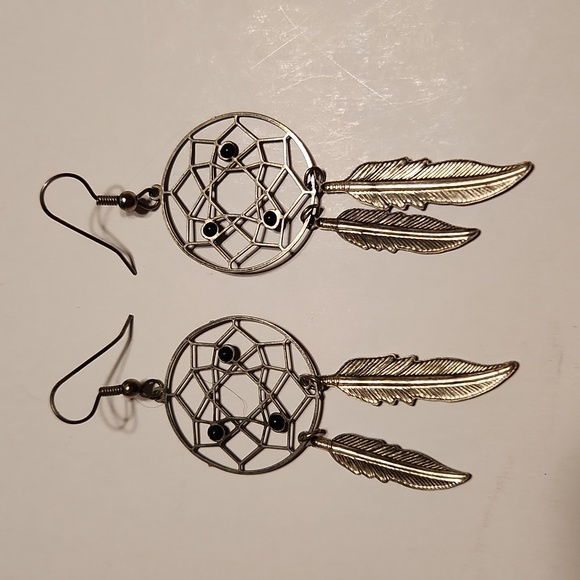 Dreamcatcher Earrings - Picture 1 of 4